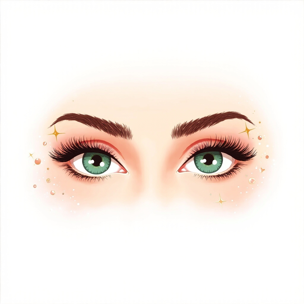 Eye shape analysis illustration