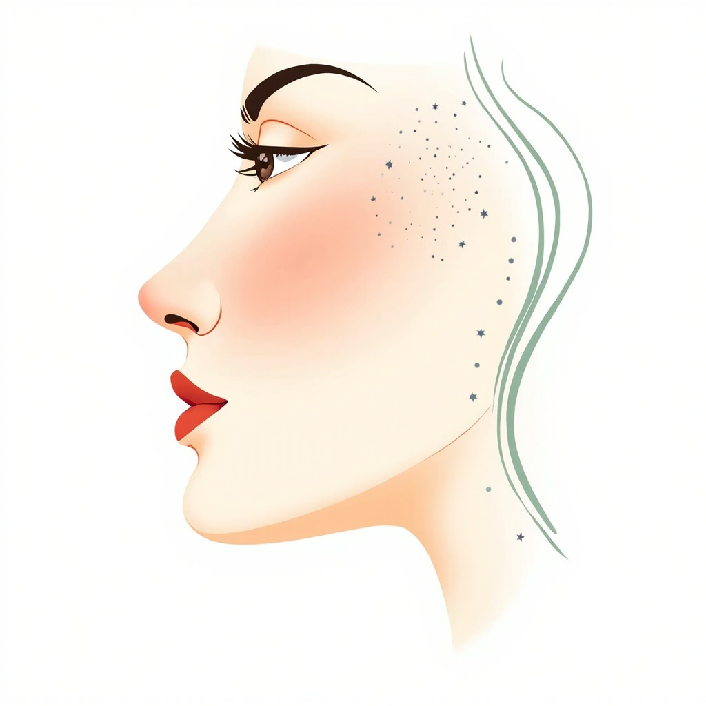 Nose shape analysis illustration